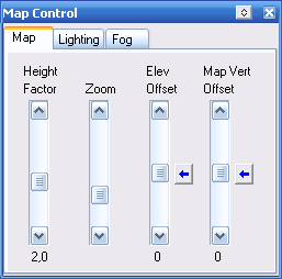 Окно Map Control в OziExplorer3D