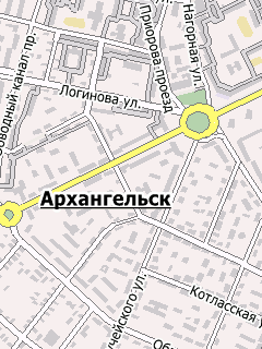 Карта Архангельской области для СитиГИД