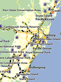 Топографическая карта Австралии для Garmin