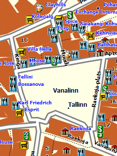 Карта Таллина для Garmin