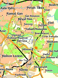 Карта Израиля для Garmin