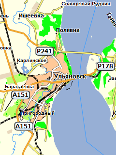 Карта Ульяновской области для Garmin