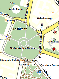 Карта Ташкента для Garmin