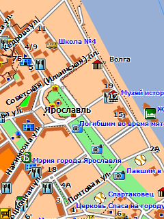 Карта Ярославля для Garmin