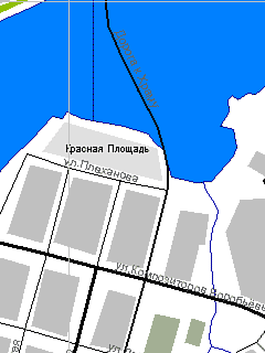 Карта города Чебоксары для ГИС Русса