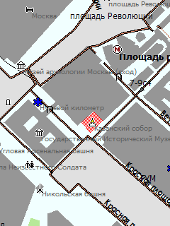 Карта Москвы для ГИС Русса