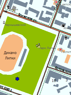 Карта Саратова для ГИС Русса