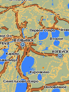 Карта Челябинской области для GisRX