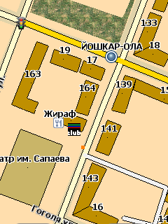 Карта Йошкар-Олы для GisRX
