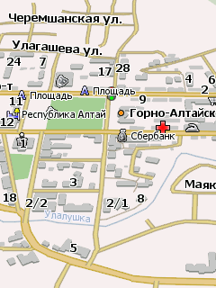 Карта Горно-Алтайска для Навител Навигатор