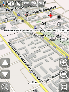 Карта Барнаула для Навител Навигатор