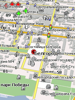 Карта Белгорода для Навител Навигатор