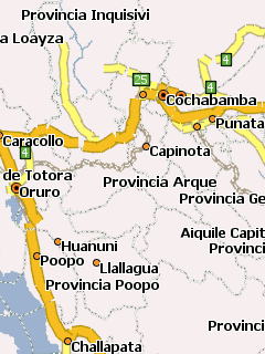 Карта Боливии для Навител Навигатор