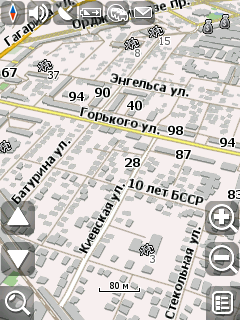 Карта города Борисов для Навител Навигатор