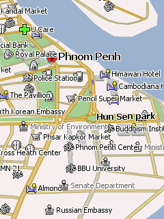 Карта Пномпеня для Навител Навигатор