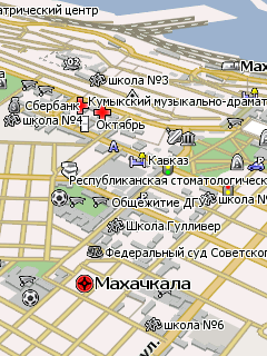 Карта Махачкалы для Навител Навигатор