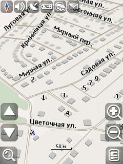Карта деревни Дроздово для Навител Навигатор
