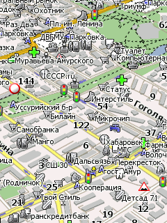 Карта Хабаровска для Навител Навигатор