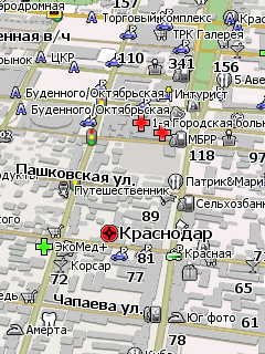 Карта Краснодарского края для Навител Навигатор