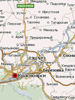 Карта Красноярского края для Навител Навигатор