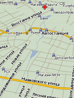 Карта города Кулебаки для Навител Навигатор