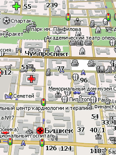 Карта Бишкека для Навител Навигатор