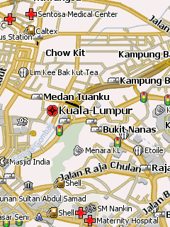 Карта Куала-Лумпура для Навител Навигатор