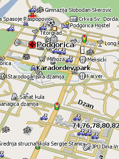 Карта Подгорицы для Навител Навигатор