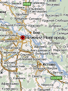 Карта Нижнего Новгорода для Навител Навигатор