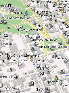 Карта Оренбурга для Навител Навигатор
