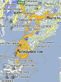Карта Приморского края для Навител Навигатор