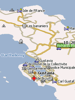 Карта Сен-Бартелеми для Навител Навигатор
