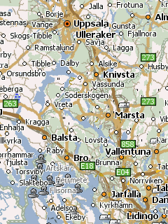 Карта Швеции для Навител Навигатор