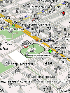 Карта города Тольятти для Навител Навигатор
