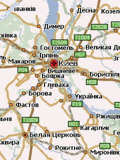 Карта Украины для Навител Навигатор