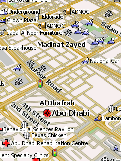 Карта Абу-Даби для Навител Навигатор