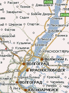 Карта Волгоградской области для Навител Навигатор