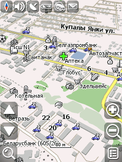 Карта города Воложин для Навител Навигатор