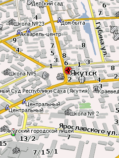 Карта Якутии для Навител Навигатор