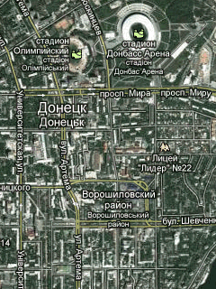 Спутниковая карта Донецкой области для OziExplorer