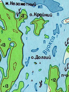 Топографическая карта Карельского перешейка для OziExplorer
