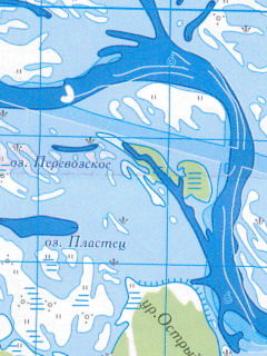 Карта Киевского водохранилища для OziExplorer