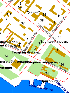 Карта Архангельска для SmartComGPS